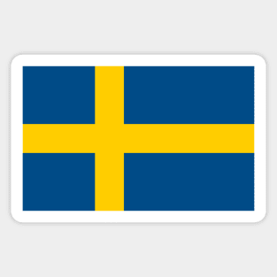 Swedish Flag in its Official Colors Sticker